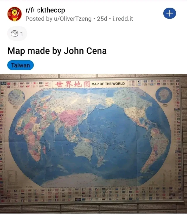 How dare a world map not place the USA at the centre!