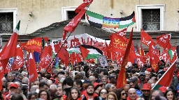 Massive demonstration in Rome calls for ceasefire in Gaza : Peoples Dispatch
