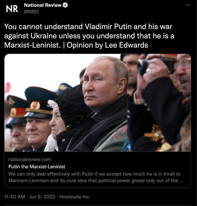 Putin the marxist-leninist