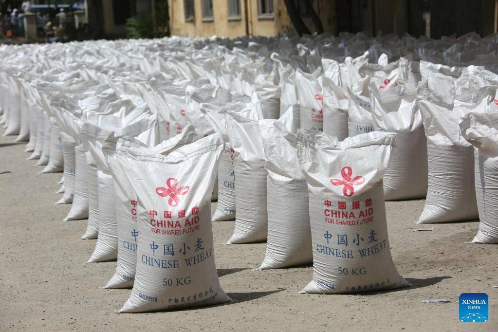 1,100 needy Afghan 🇦🇫 families received food aid from China 🇨🇳