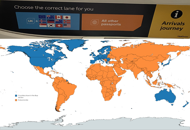 The London Airport's passport sorting system