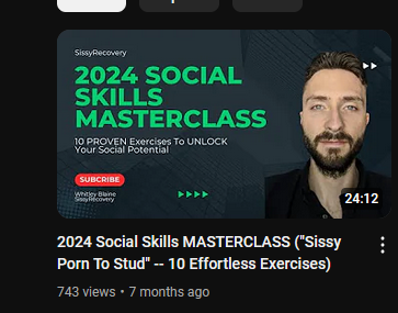 Work? Sorry, i'm too busy watching my yearly social skill masterclass 😎