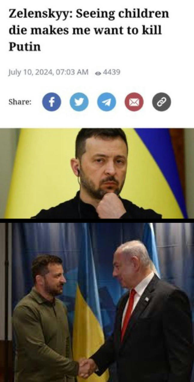 Zelensky's double standards