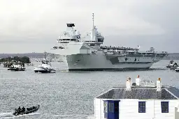 Britain’s flagship £3.5bn aircraft carrier HMS Queen Elizabeth pulled off major Nato drill due to mechanical fault