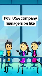 USA company Managers be like #animation #comedy #funny #gplus #memes #genz #povs