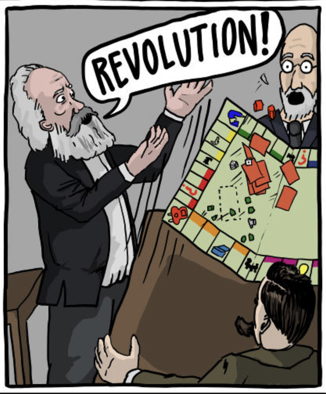 Marx table flip revolution