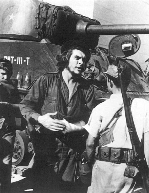 Che Guevara and an M4 Sherman