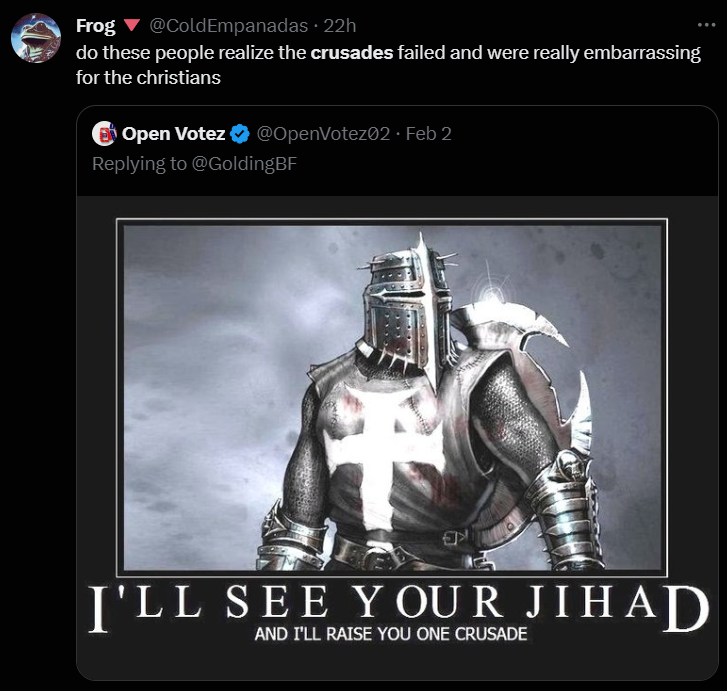 Gotta love Crusade LARPers