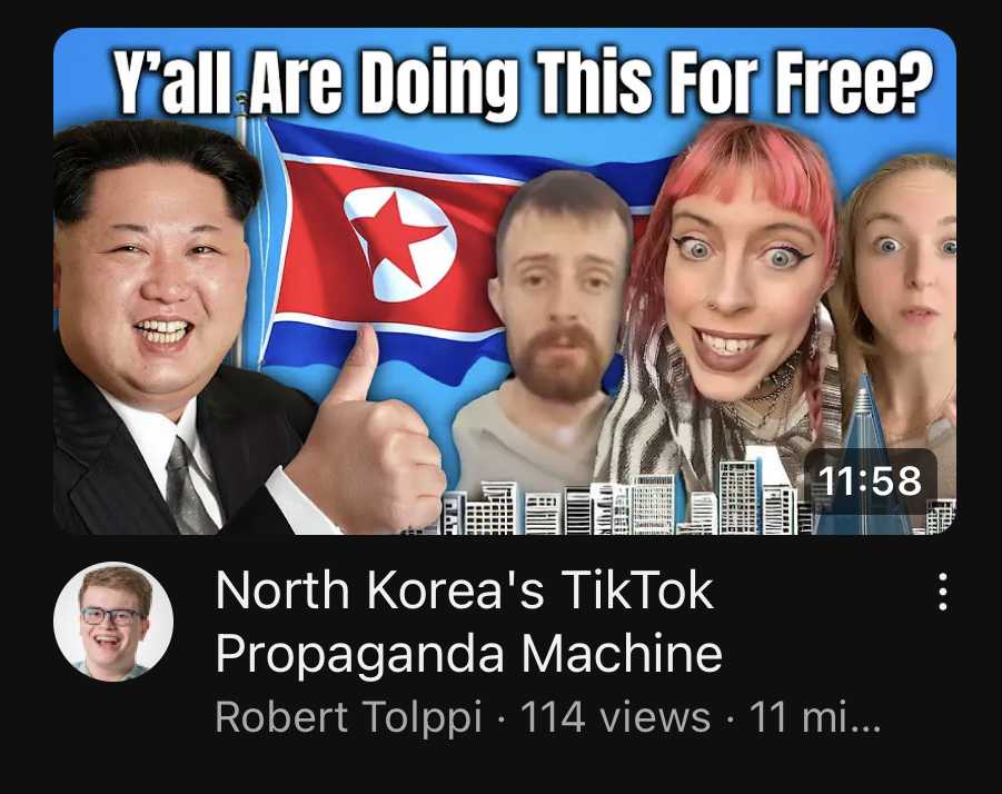 “North Korea’s Tiktok Propaganda Machine”