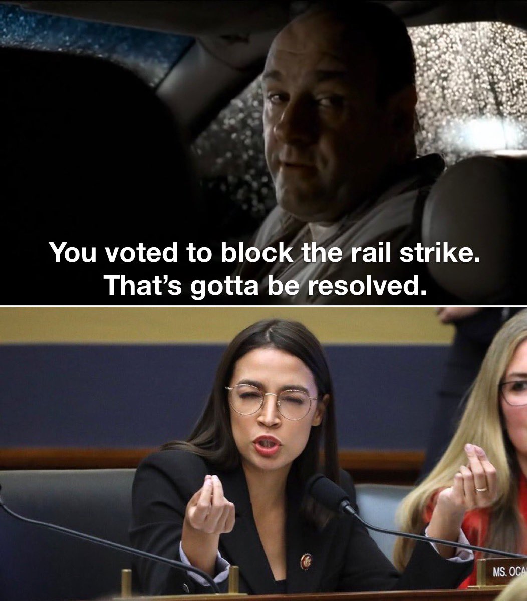 AOC at it again