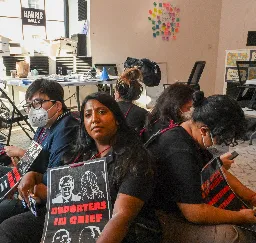 Activists take over Harris’ campaign office demanding: ‘Release One NOW! Deportation Moratorium NOW!’