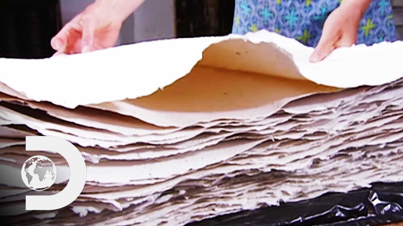 Бумага новые видео. How its made paper.