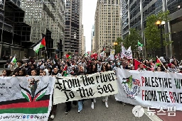 국내서 팔레스타인 지지 첫 집회 열려...'이·팔전쟁' 논쟁 불붙나