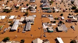 Brazil’s army is rescuing people stranded by deadly flooding