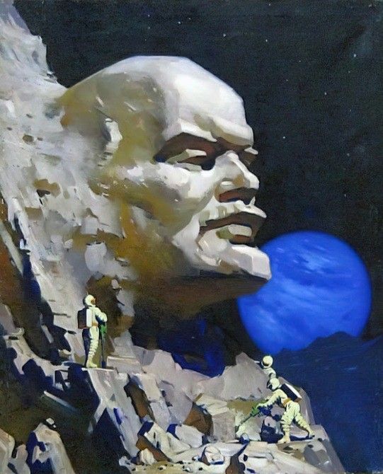 V. Khovaev- Lenin on the Moon, 1960