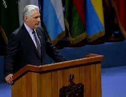 Cuban President Díaz-Canel on challenges facing developing countries