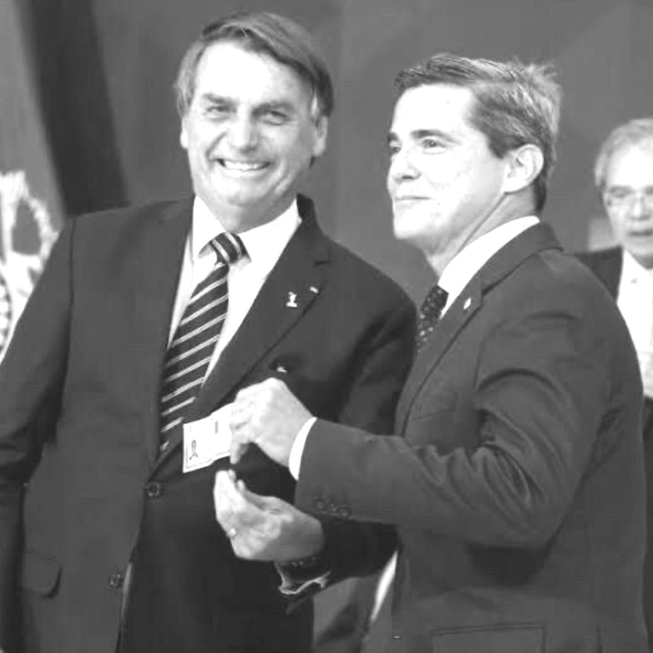 Mario Fernandes e Jair Bolsonaro