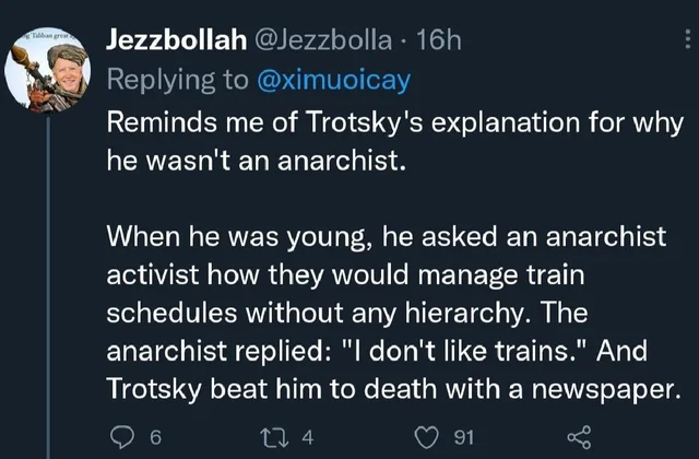 Wtf I love Trotsky now