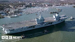HMS Prince of Wales fails to depart for Nato exercises