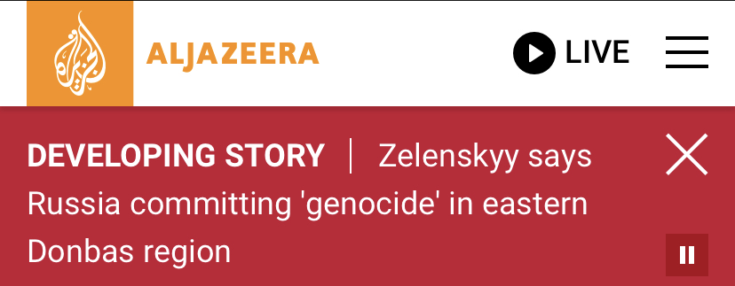 The absolute gall of Zelenskyy to claim this after the last eight years is incredible…