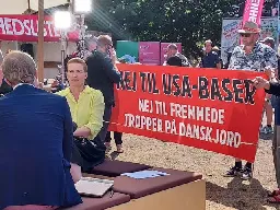 Danish CP protests U.S.-Denmark pact on bases