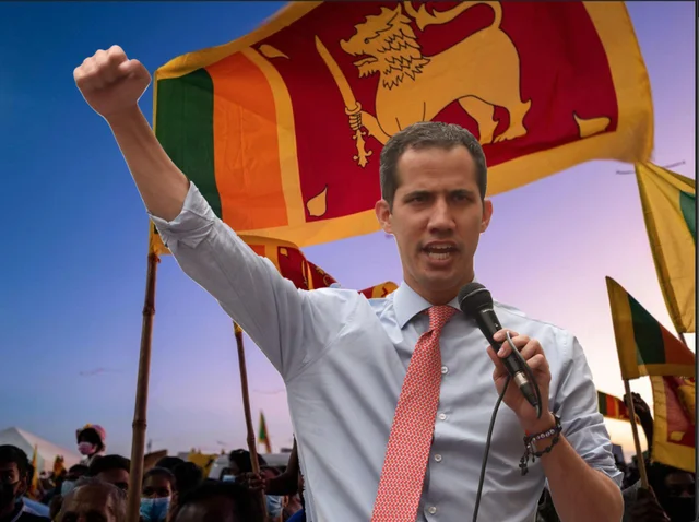 Juan Guaido declared interim prime minister of Sri Lanka following the previous PM's resignation