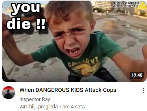 Poor pigs can barely defend themselves from kids