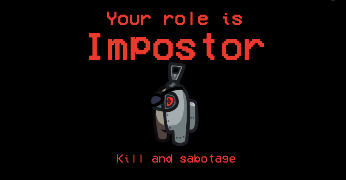 Impostor role reveal