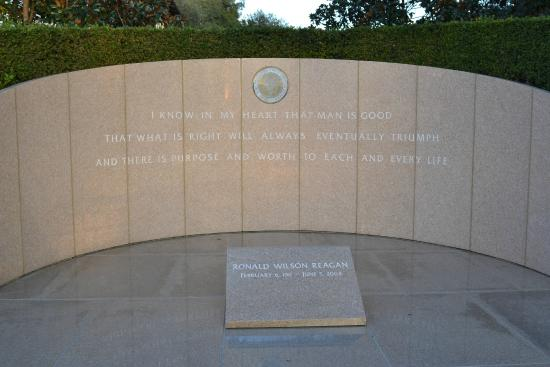 Ronald Reagan's burial site