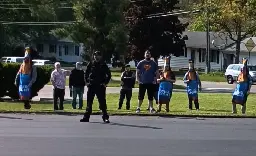 Community Mobilizes and Defends Church Drag Event from Proud Boys in Portage, Michigan