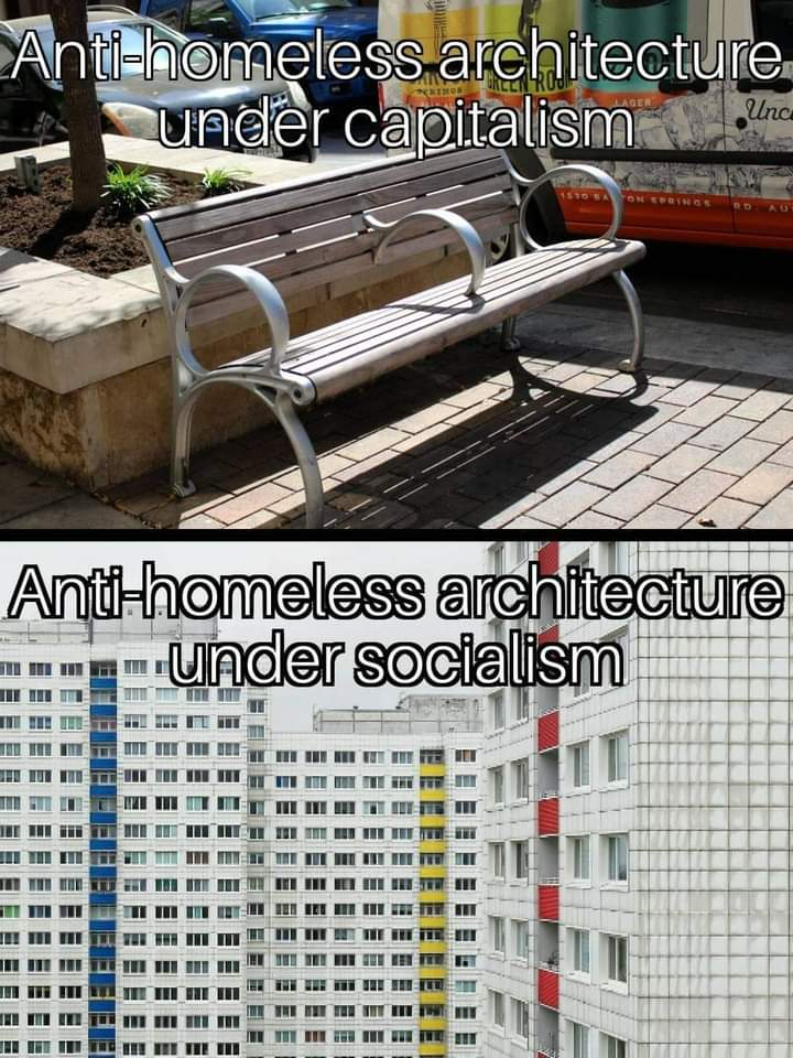 Anti homeless architecture