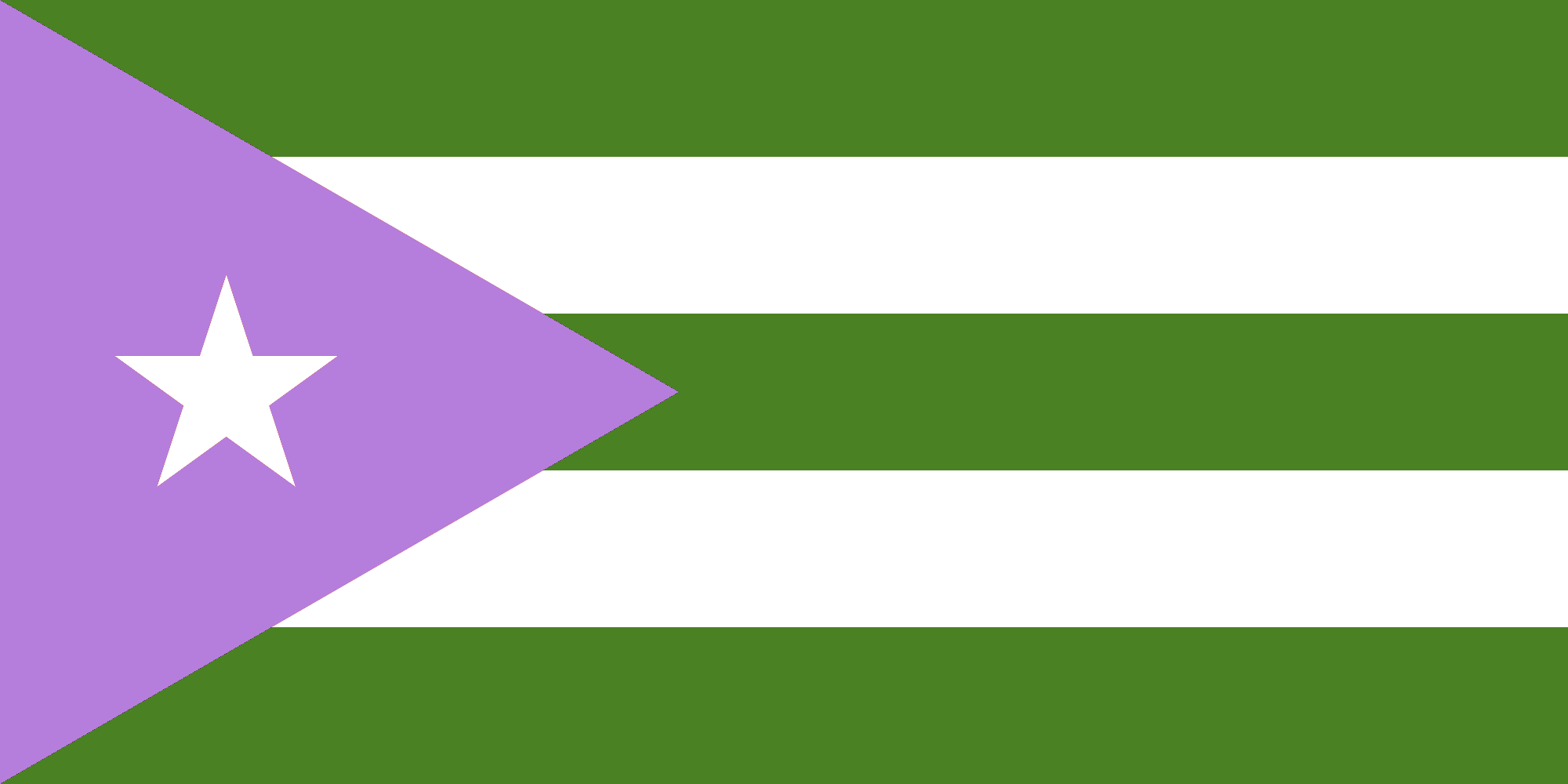 Genderqueer Cuban Flag