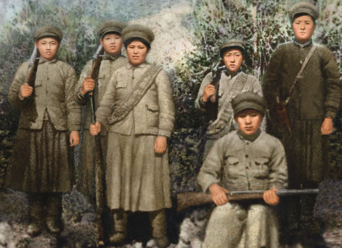 Women guerrillas of the Korean People's Revolutionary Army