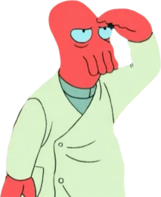 zoidberg saluting 1