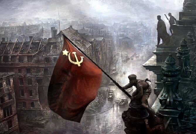 Comrades, today, 9th May, is the day that the Soviet Union defeated the nazis.