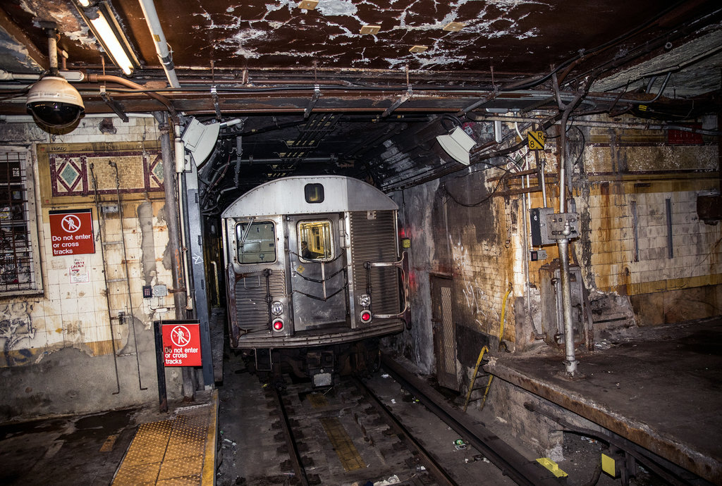 Image of New York's filthy subway