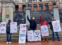 Fanmi Lavalas of Boston protests U.S. role in Haiti