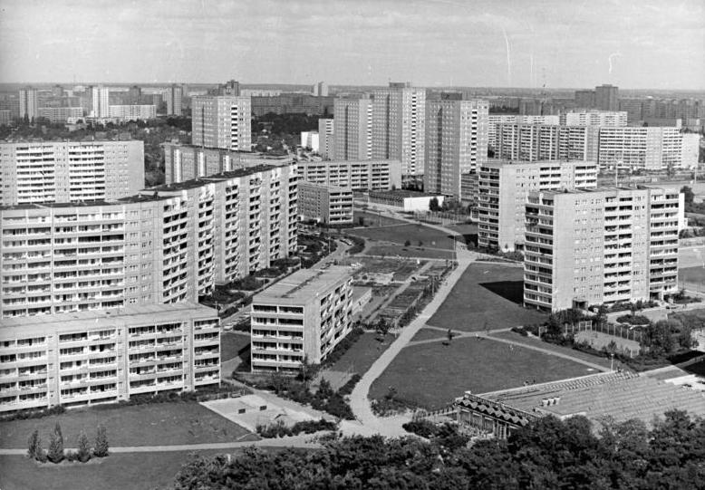 Berlin-Marzahn, the largest East German Neubaugebiet (