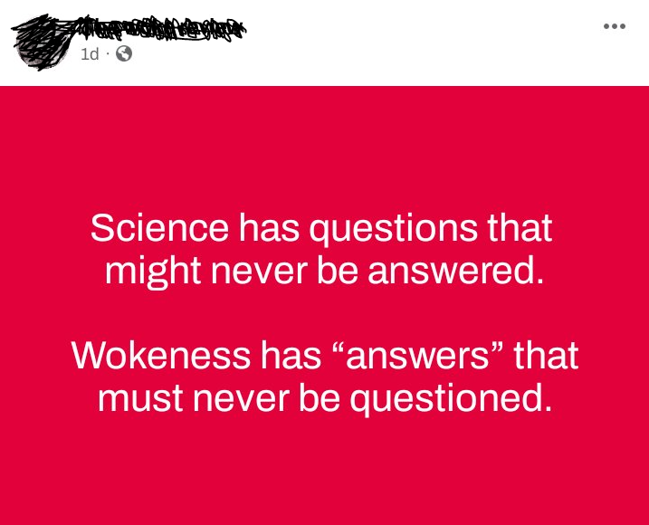 [Conservative] The Properties of Wokeness