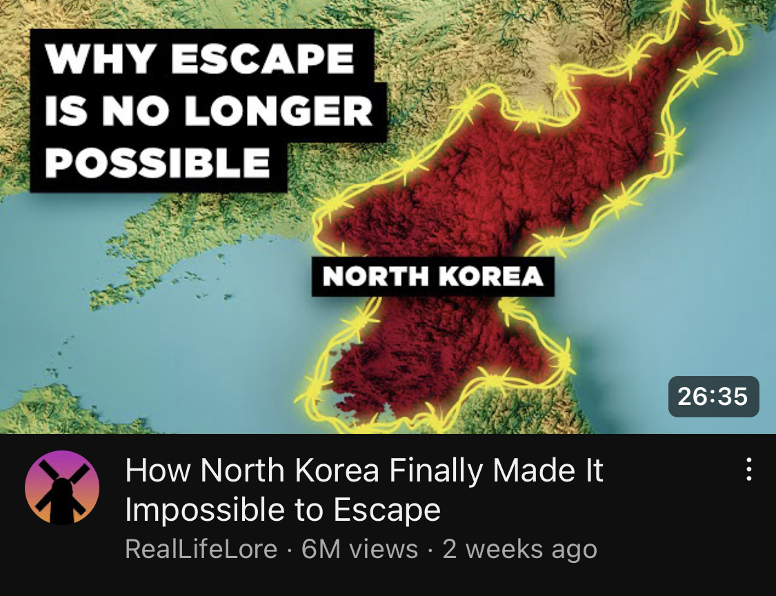 Impossible to Escape North Korea