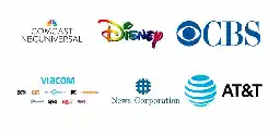 These 6 corporations control 90% of the media outlets in America. The illusion of choice and objectivity