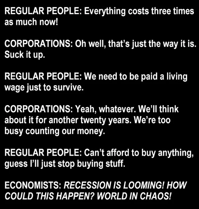 something something inflation would be worse if our wages rose in line with inflation .... /s