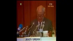 PRL 1989 Urban kontra Łapicki. Kodeks Boziewicza