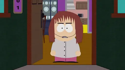 The funniest moment in the entire season: an annoyed Shelley Marsh staring speechlessly as a pathetic dork tries to serenade her. Incidentally, her expression is not too far off from how I feel about this show.