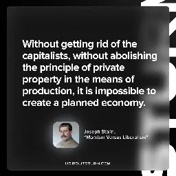 Stalin on Private Property