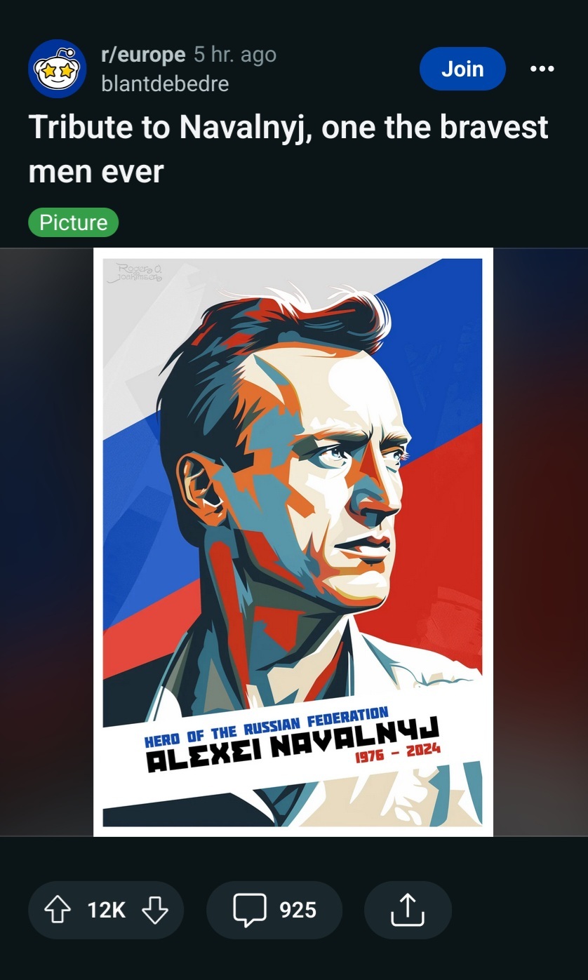 Tribute to Navalny