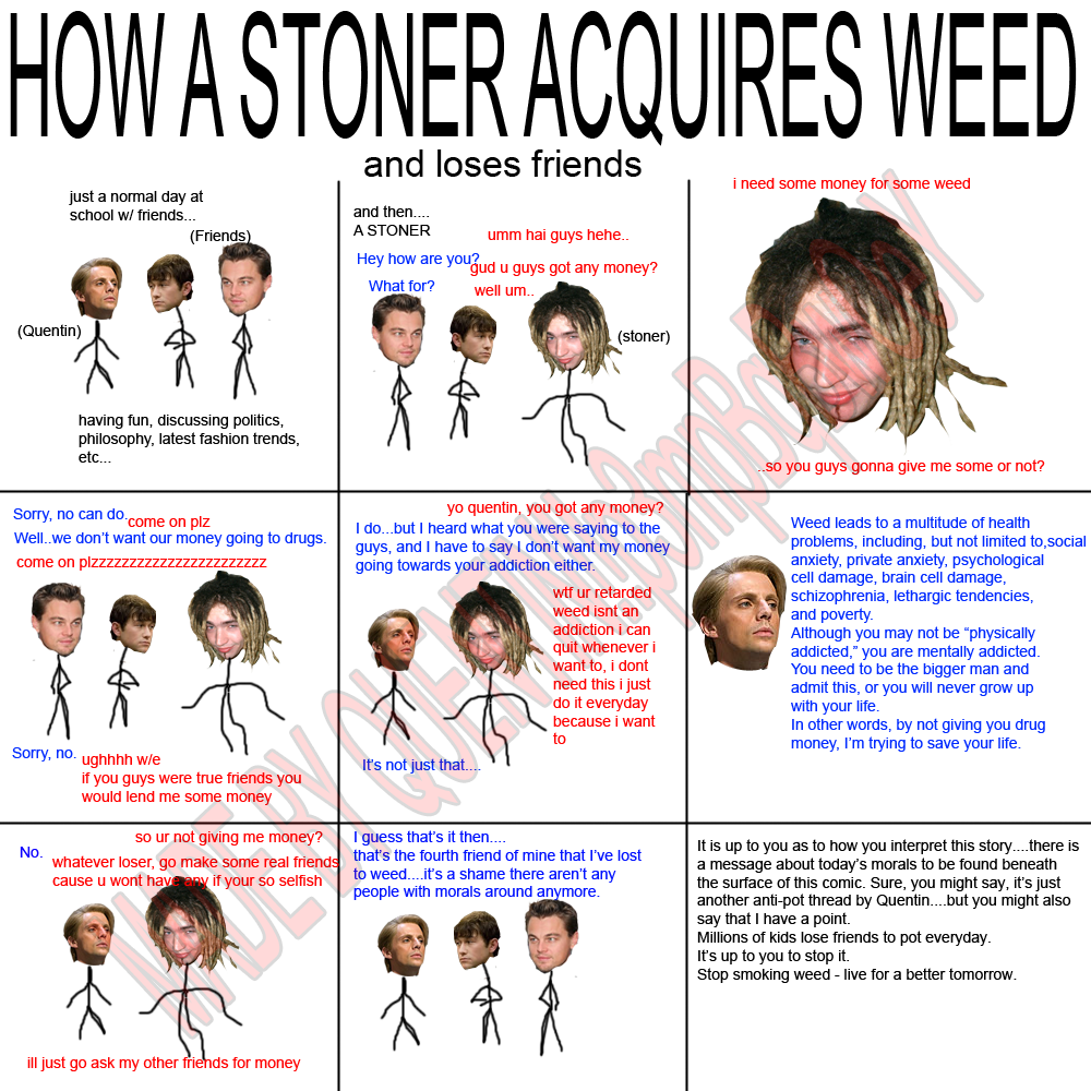 Quentin pwns a stoner