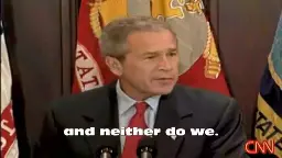 George Bush's Freudian slip: We never stop thinking of ways of harming our country and our people