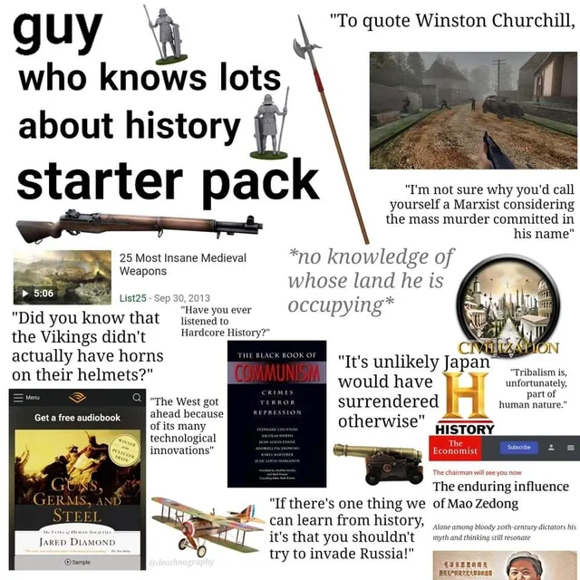 "I know history"