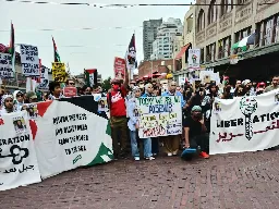 Ayşenur Ezgi Eygi honored at Free Palestine march